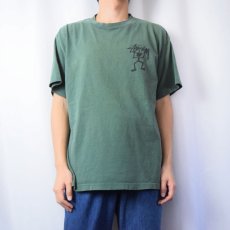 画像3: 80's ブート STUSSY USA製 シャドーマンプリントTシャツ XL (3)