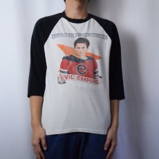 画像3: 90's RAGE AGAINST THE MACHINE "EVIL EMPIRE" ロックバンド ラグランTシャツ  (3)