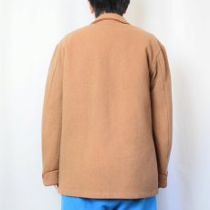 画像3: 〜80's CONTEX ショールカラー ウールスモーキングジャケット SIZE50 (3)