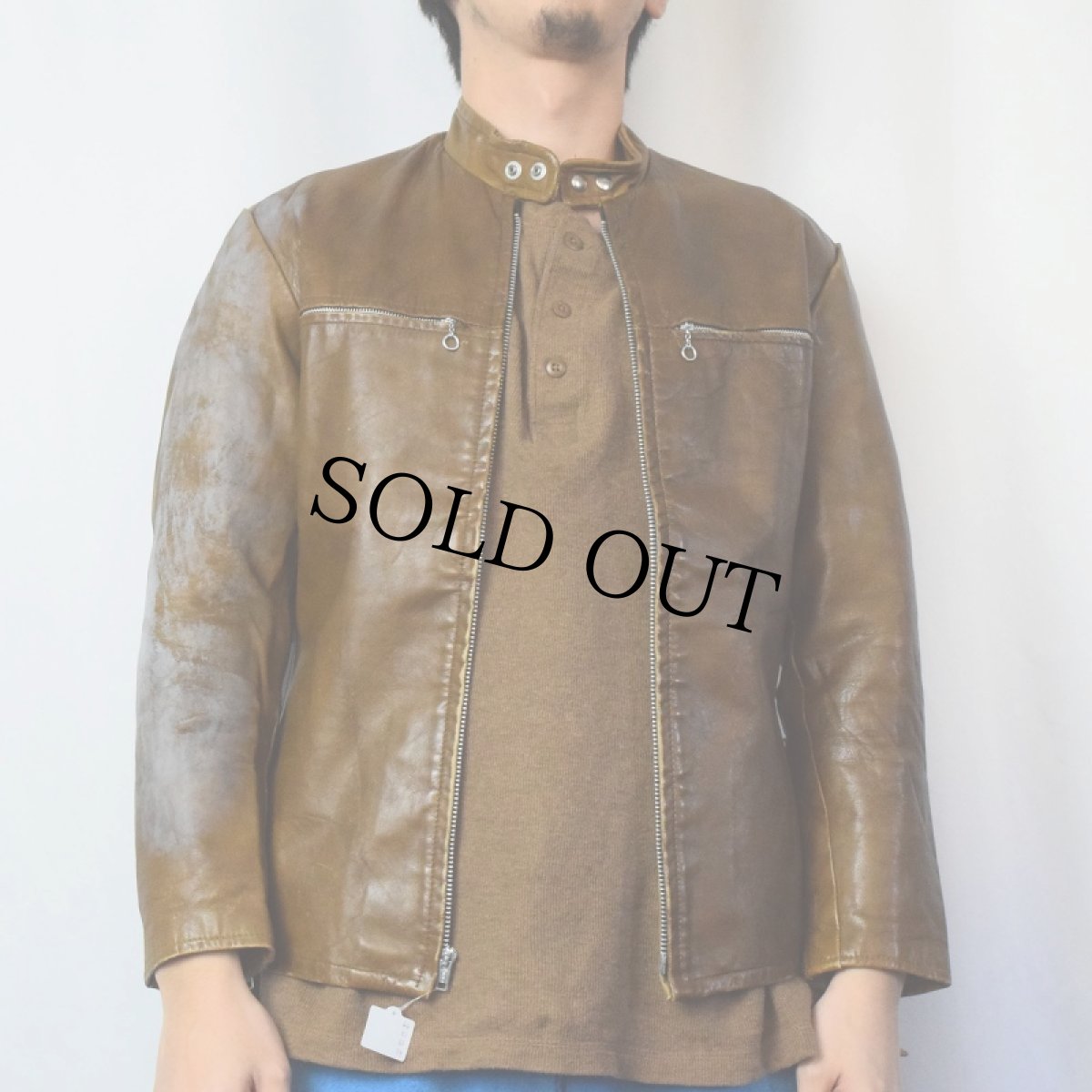 画像2: 60's Harley-Davidson シングルライダースジャケット (2)