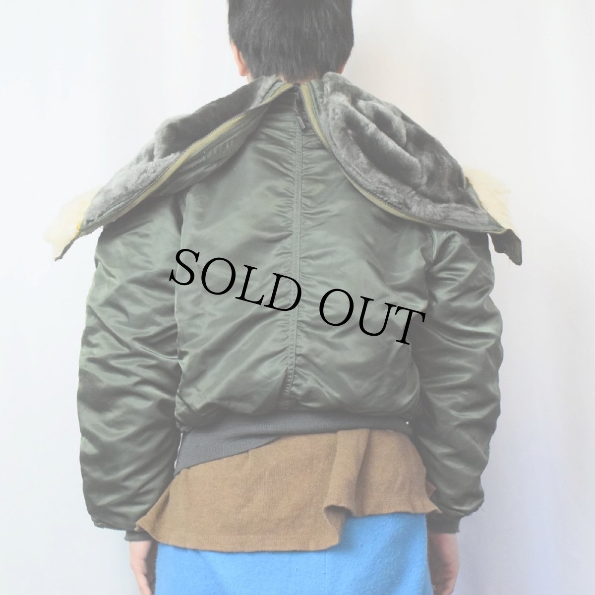 画像3: 70's U.S.AF N-2B フライトジャケット MEDIUM (3)