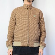 画像5: 70〜80's LACOSTE 千鳥格子柄 リバーシブルスイングトップ S (5)