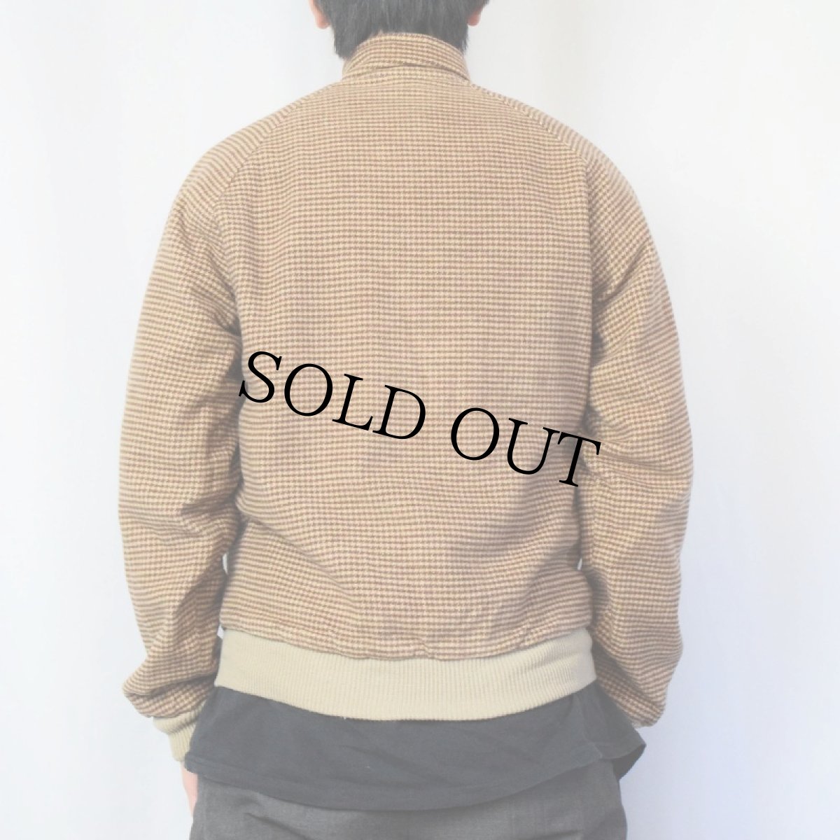 画像6: 70〜80's LACOSTE 千鳥格子柄 リバーシブルスイングトップ S (6)