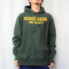 画像2: Champion REVERSE WEAVE "GEORGE MASON UNIVERSITY" プリントスウェットフーディー XL (2)