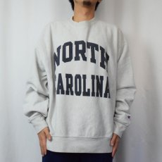 画像2: 2000's Champion REVERSE WEAVE "NORTH CAROLINA" プリントスウェット XL (2)