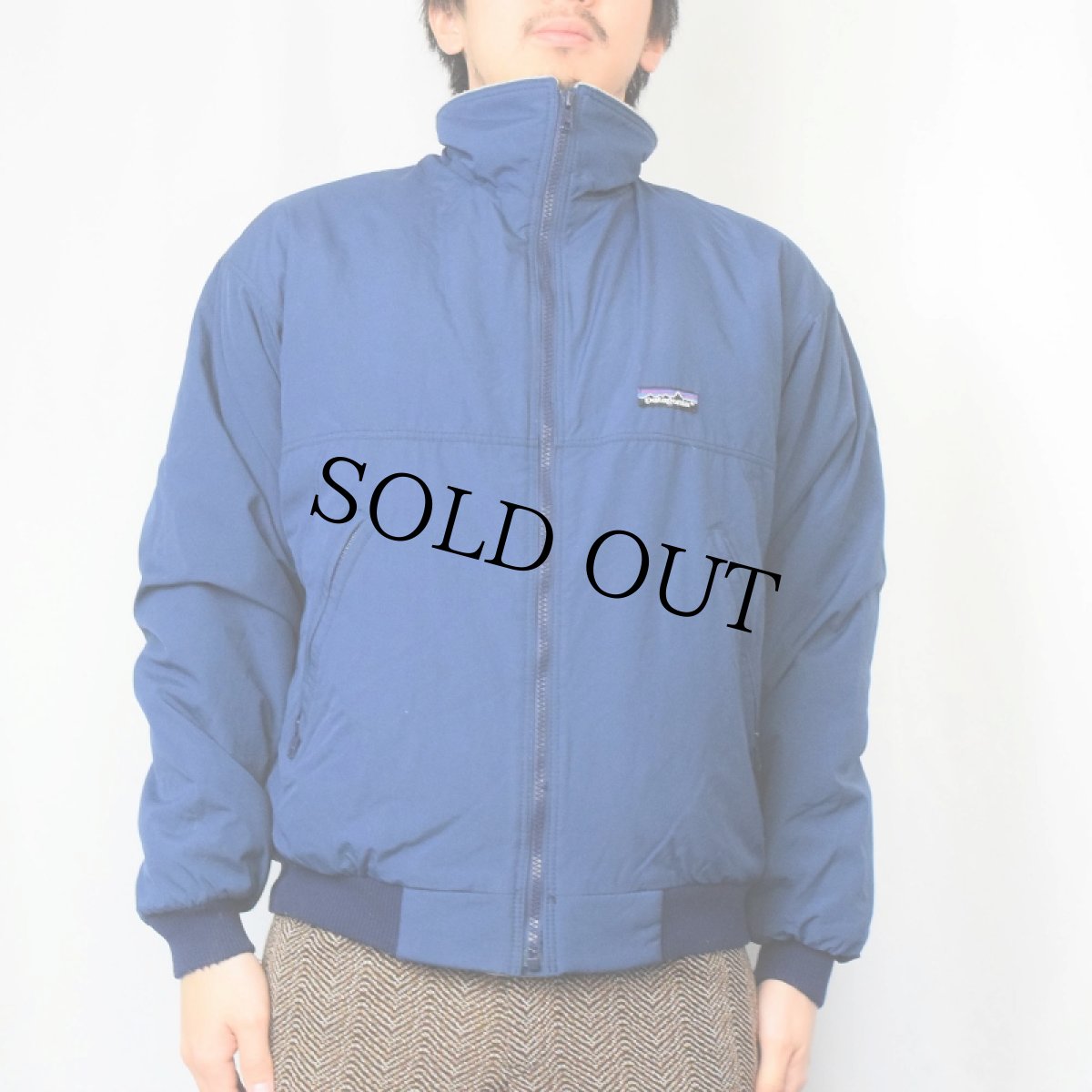 画像2: 80〜90's Patagonia USA製 シェルドシンチラジャケット M (2)
