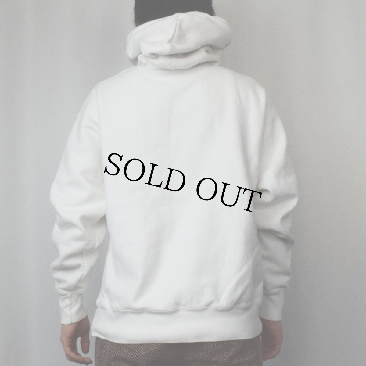 画像3: Champion REVERSE WEAVE 無地スウェットフーディー 目無し L (3)