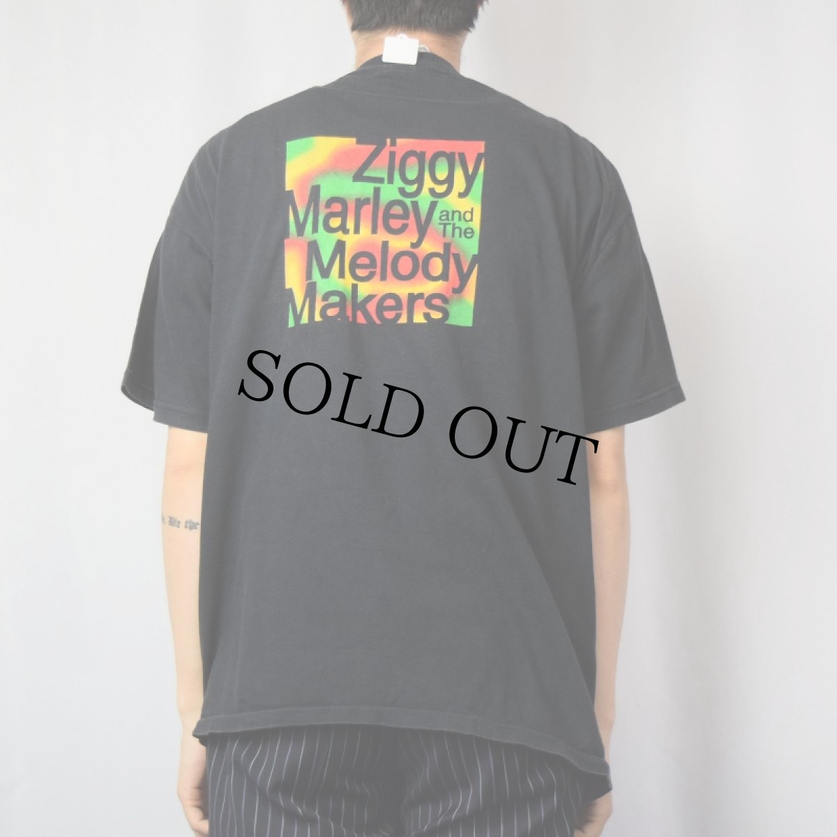 画像4: Ziggy Marley and the Melody Makers レゲエミュージシャンTシャツ XL (4)