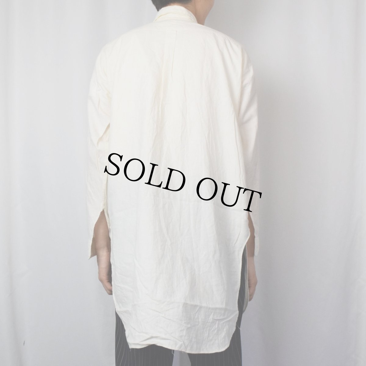 画像3: VINTAGE CLYDELLON ENGLAND製 グランパシャツ SIZE16 (3)