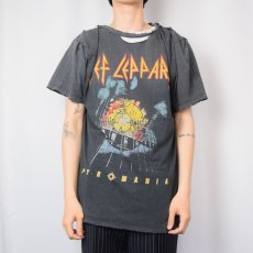 画像3: DEF LEPPARD "PYROMANIA" ロックバンドTシャツ BLACK XL (3)