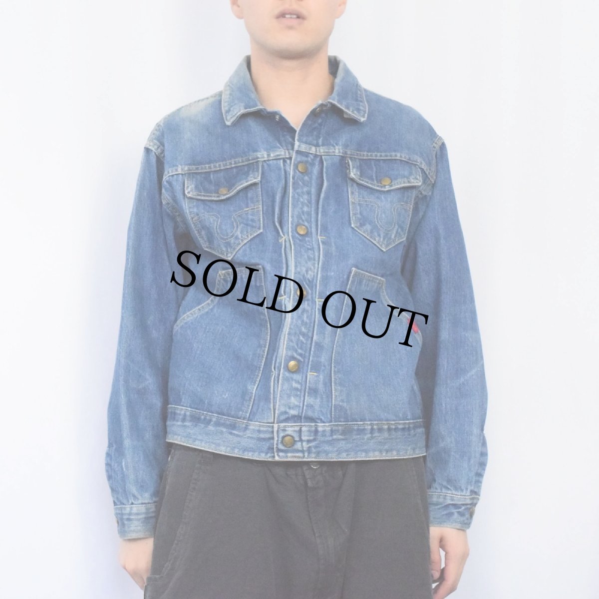 画像2: 60's BIG SMITH "Buckaroo" デニムジャケット SIZE46 (2)