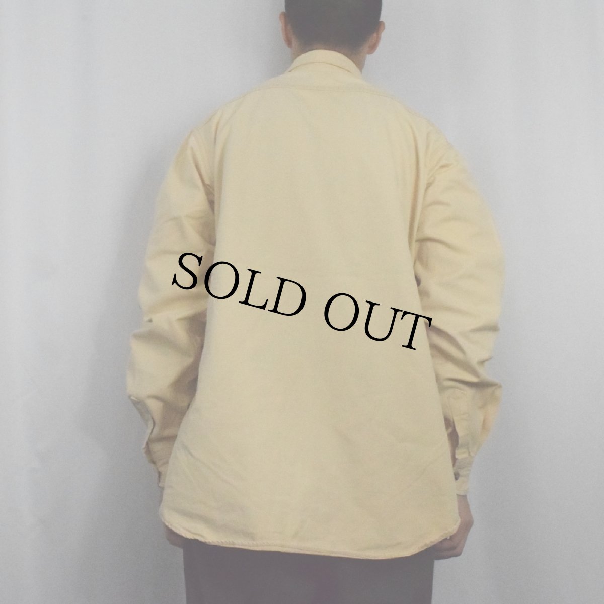 画像3: 80's Patagonia デカタグ コットンワークシャツ XL (3)