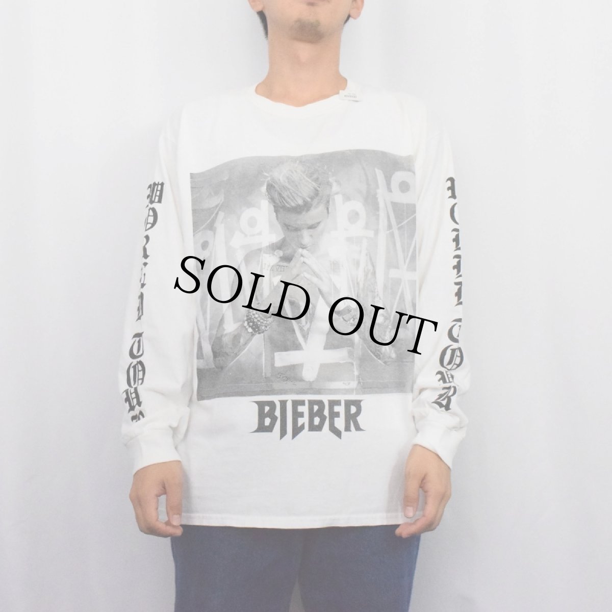 画像3: Justin Bieber "Purpose Tour" ミュージシャンツアーロンT (3)