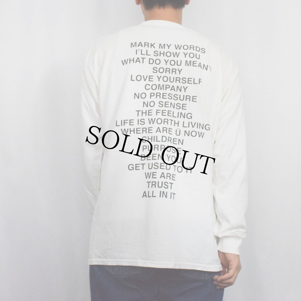 画像4: Justin Bieber "Purpose Tour" ミュージシャンツアーロンT (4)