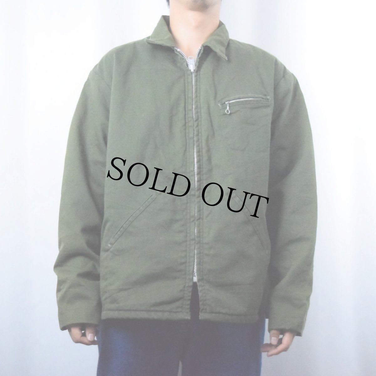 画像2: 70's Key IMPERIAL キルティングライナー ワークジャケット (2)