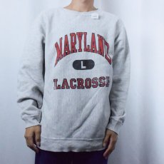 画像2: 【SALE】 REVERSE WEAVE TYPE "MARYLAND LACROSSE" プリントスウェット (2)