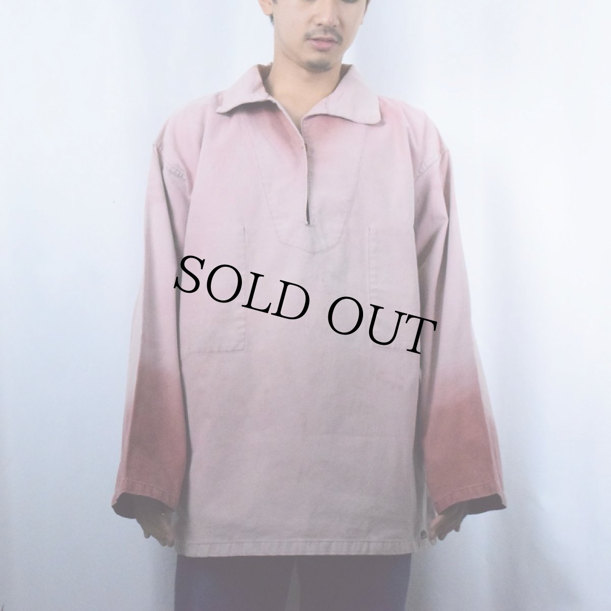 画像2: 80's LE GLAZIK フィッシャーマンスモック SIZE56 (2)