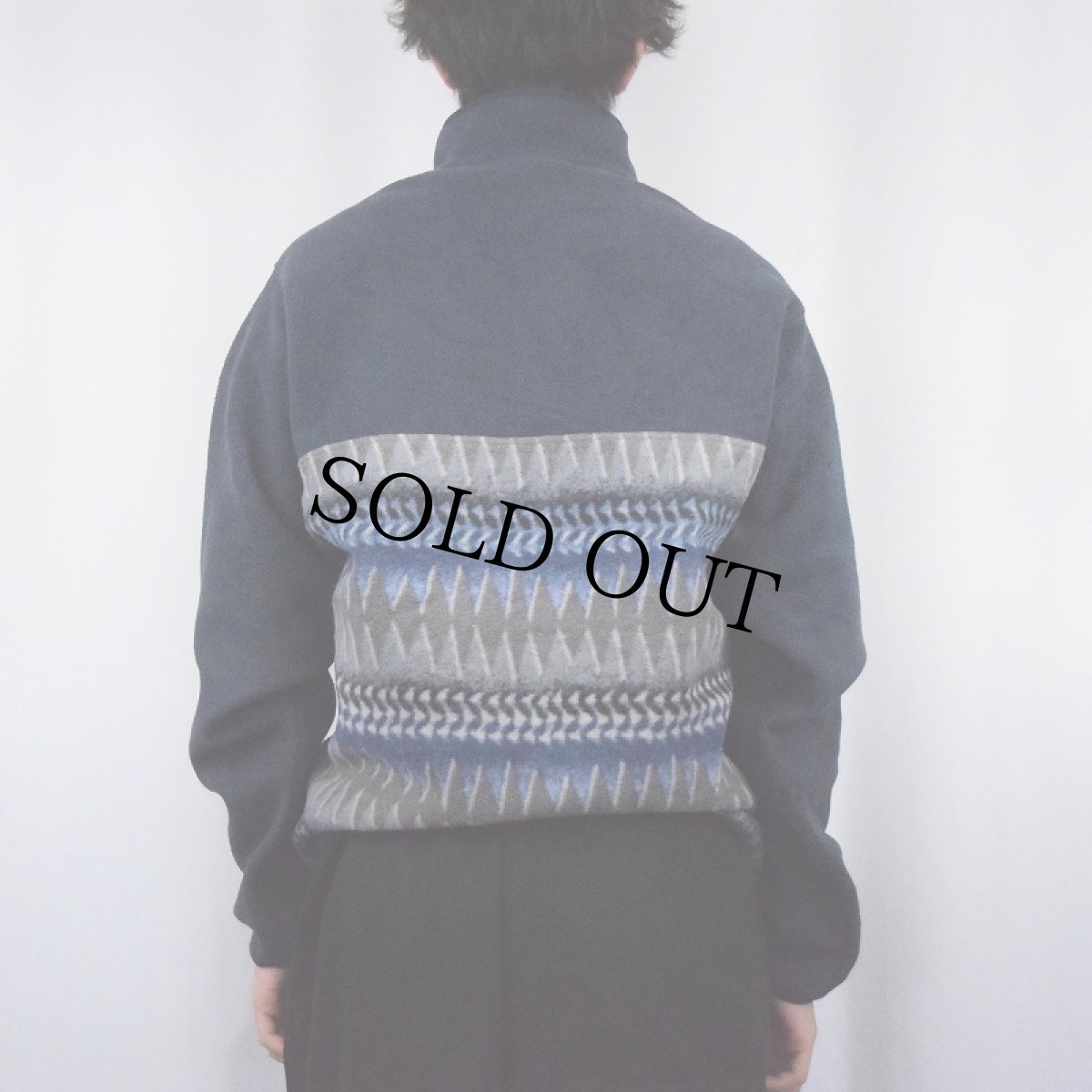 画像3: 2017AW Patagonia 総柄切り替え スナップT S (3)