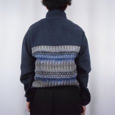 画像3: 2017AW Patagonia 総柄切り替え スナップT S (3)
