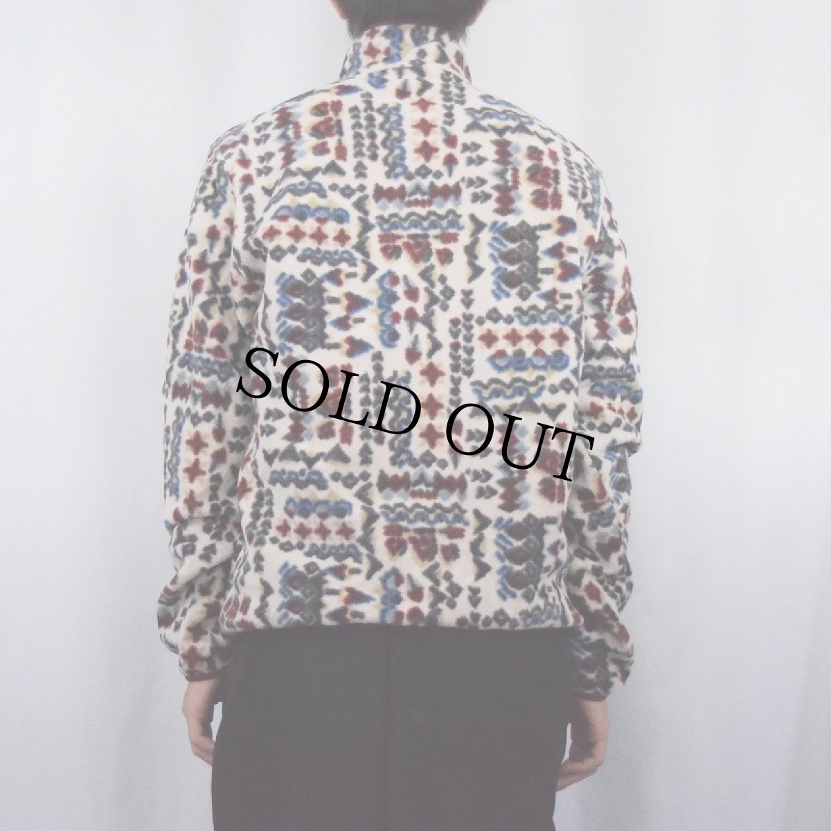 画像3: 2022AW Patagonia 総柄 スナップT M (3)