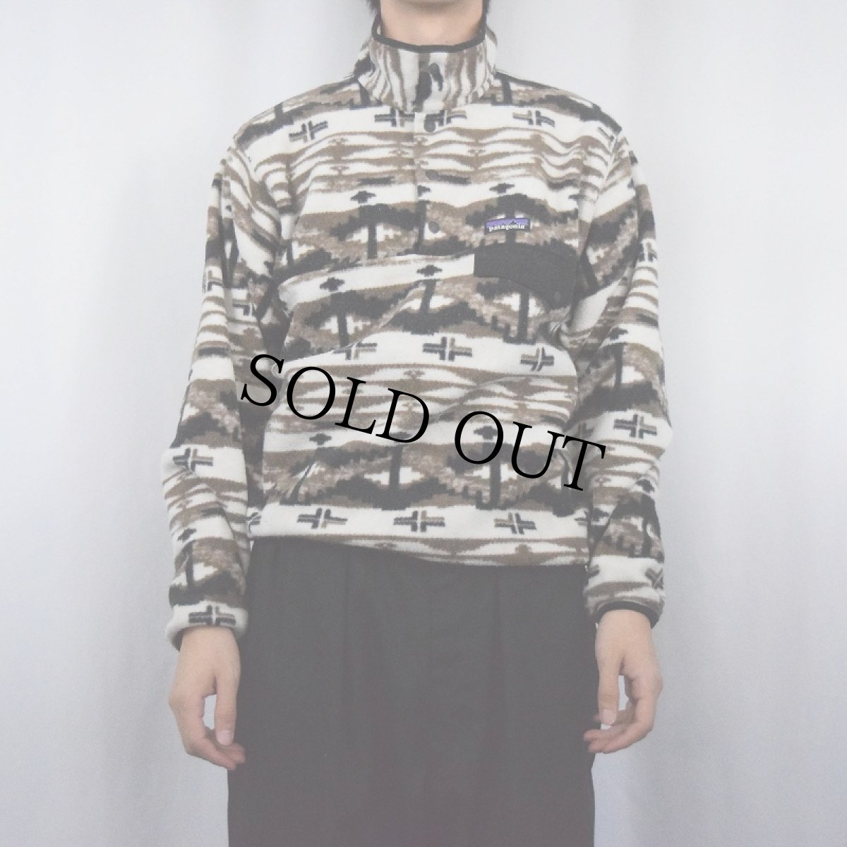 画像2: 2018AW Patagonia ネイティブ柄 スナップT S (2)