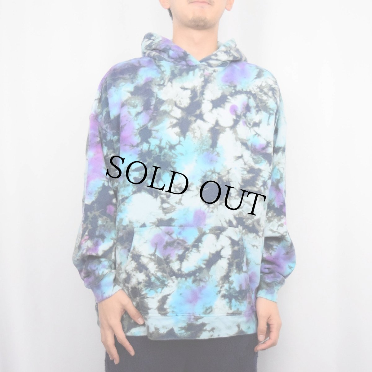 画像3: NO BOUNDARIES タイダイ スウェットフーディー L (3)