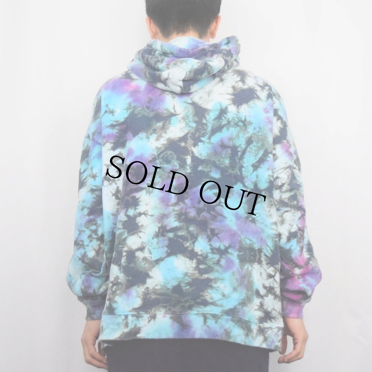 画像4: NO BOUNDARIES タイダイ スウェットフーディー L (4)