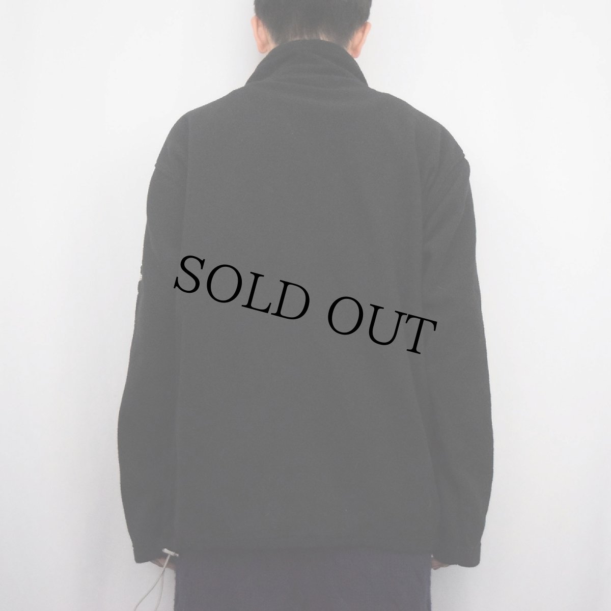 画像3: STAR FERRY ハイネック フリースプルオーバー BLACK L (3)