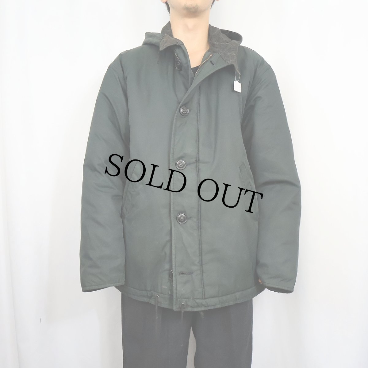 画像2: 80's ROYAL CANADIAN NAVY INTERMEDIATE COLD WEATHER PARKA SIZE74/48 (2)