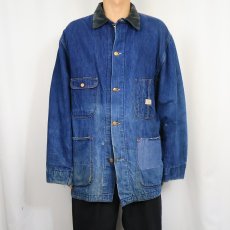 画像2: 60's Sears ブランケットライナー デニムカバーオール (2)