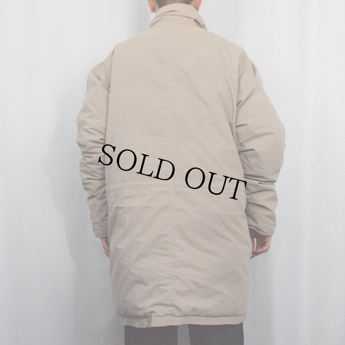 画像3: 80's L.L.Bean コットン×ナイロン グースダウンコート L (3)