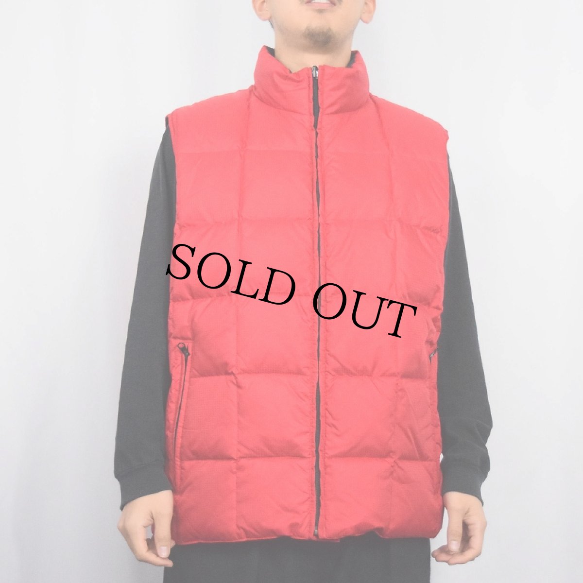 画像3: LANDS' END リバーシブル グースダウンベスト L (3)