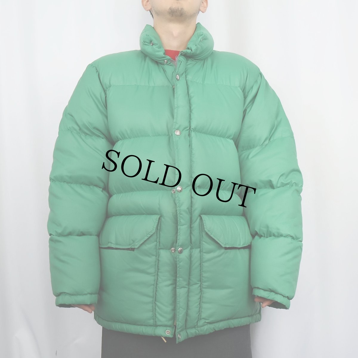 画像2: 70's THE NORTH FACE 茶タグ ダウンジャケット XL (2)