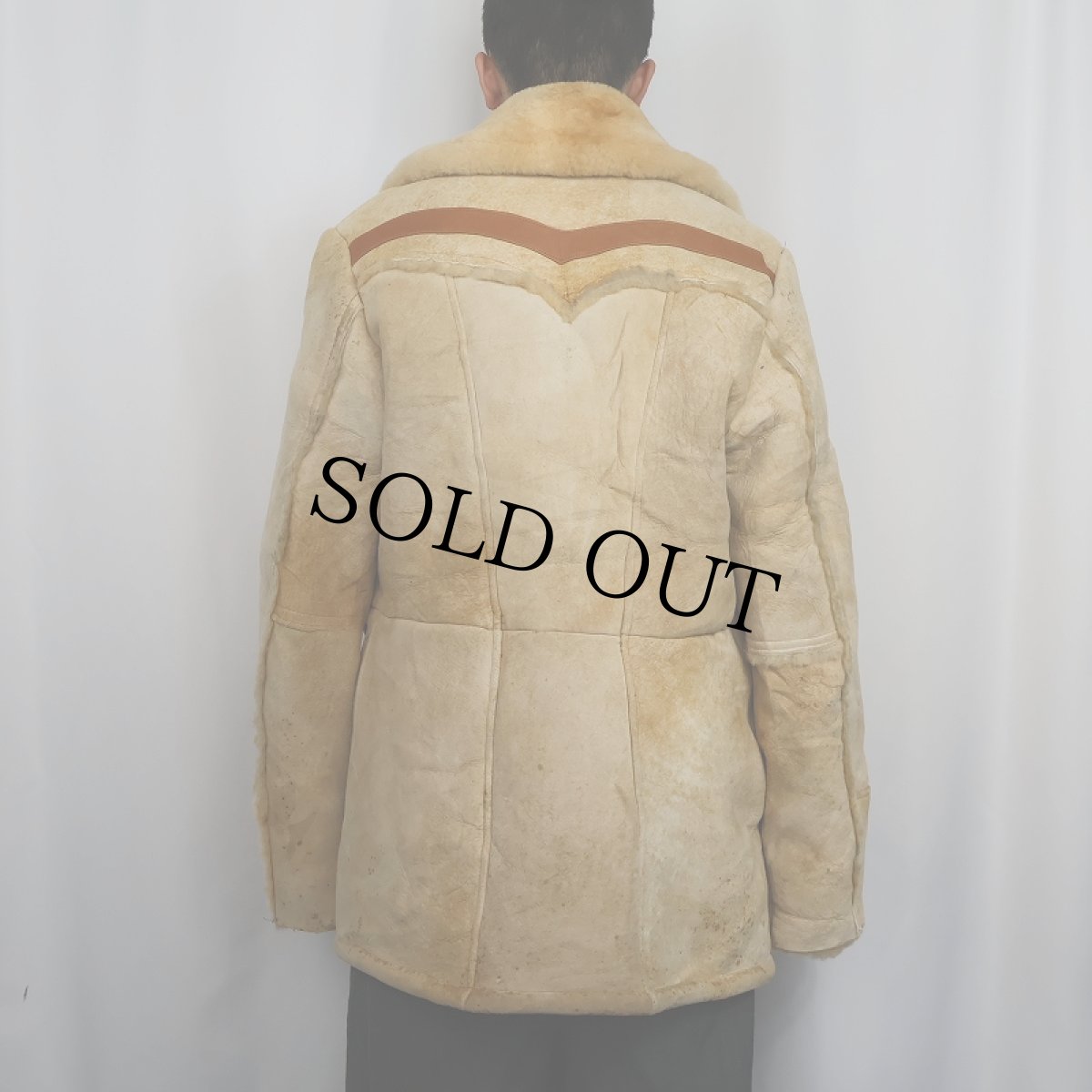 画像3: 70's Natural Comfort ムートンジャケット SIZE42 (3)
