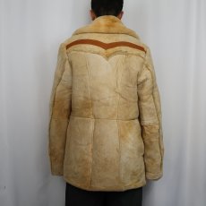 画像3: 70's Natural Comfort ムートンジャケット SIZE42 (3)