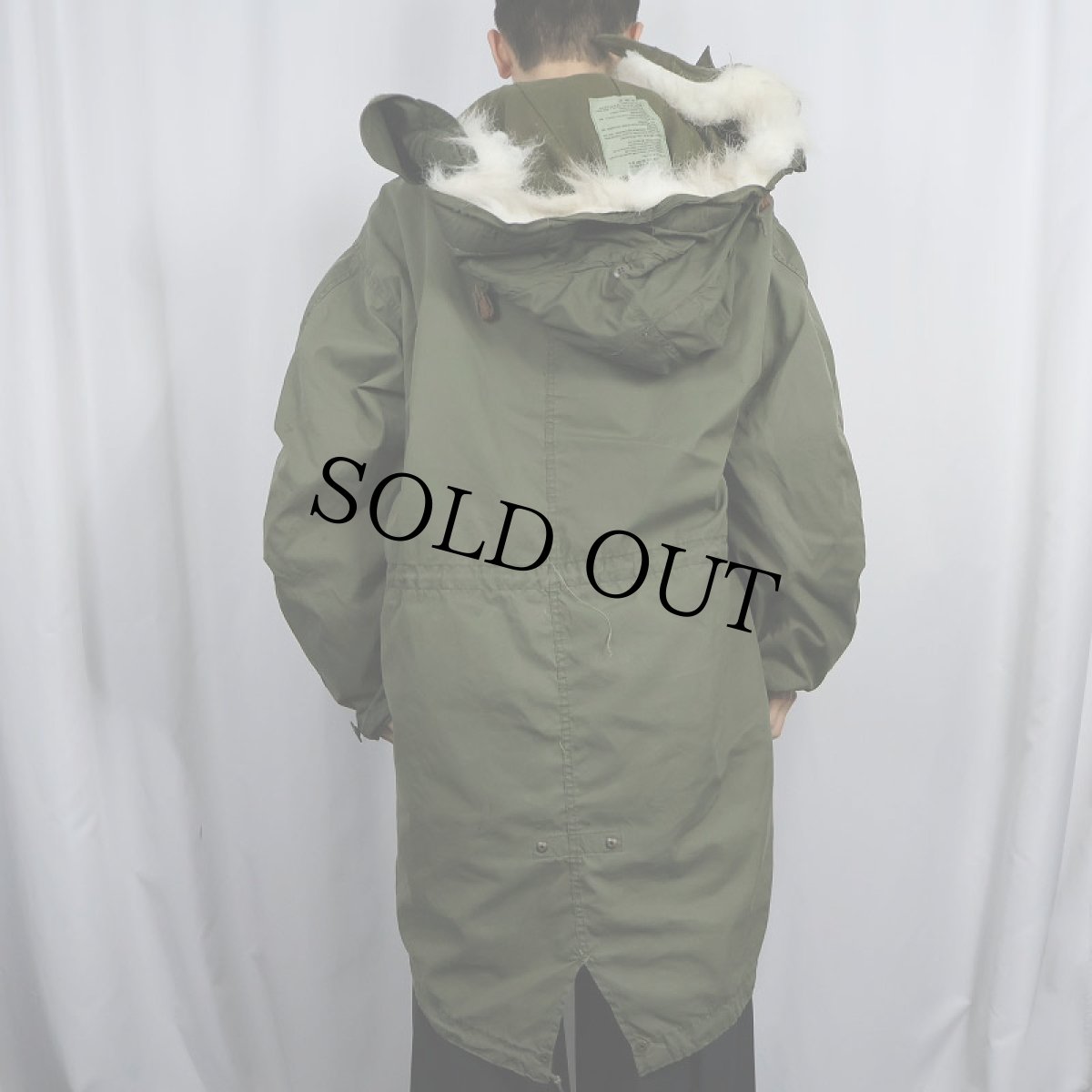 画像3: 70's U.S.ARMY M-65 キルティングライナー/ファーフード付きモッズコート MEDIUM-REGULAR (3)