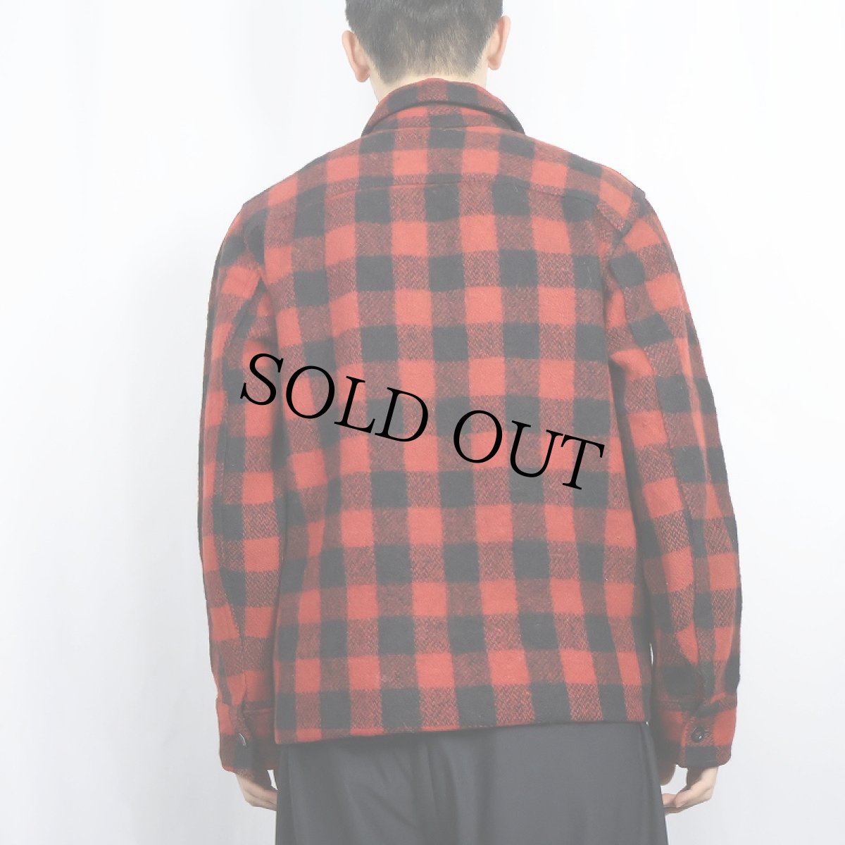 画像3: 〜50's バッファローチェック柄 プルオーバーシャツジャケット (3)