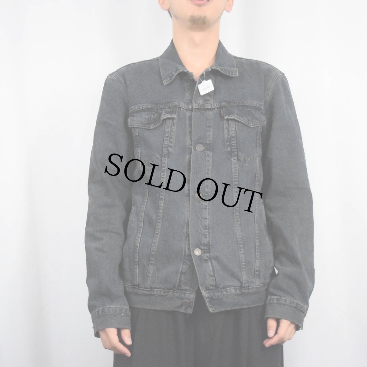 画像2: Levi's 72334 後染め デニムジャケット M (2)