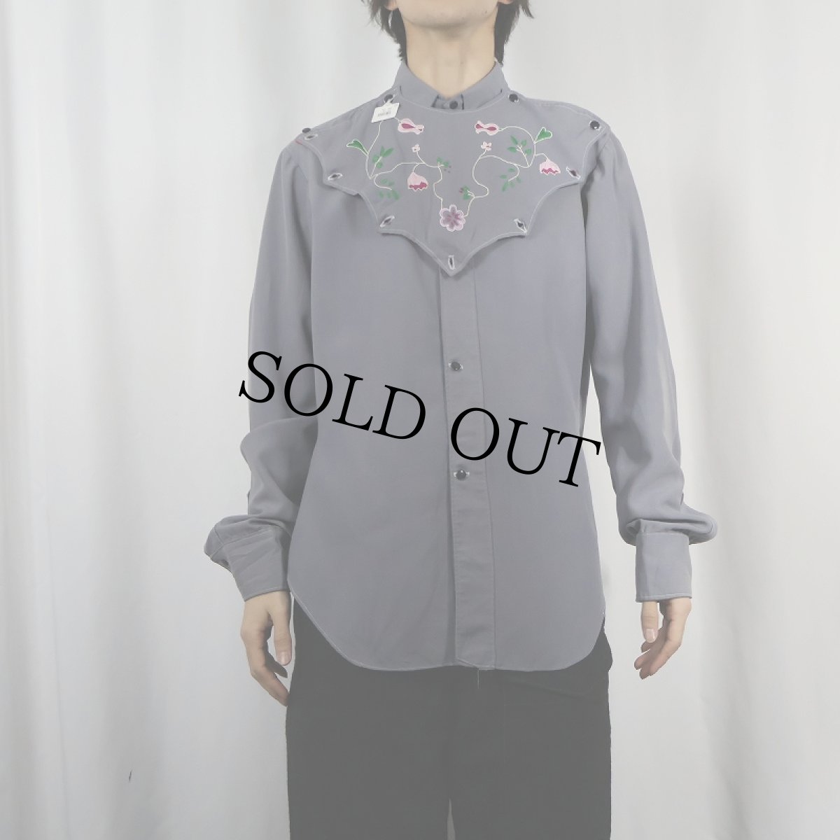 画像3: 〜60's 刺繍入り キャバルリーウエスタンシャツ (3)