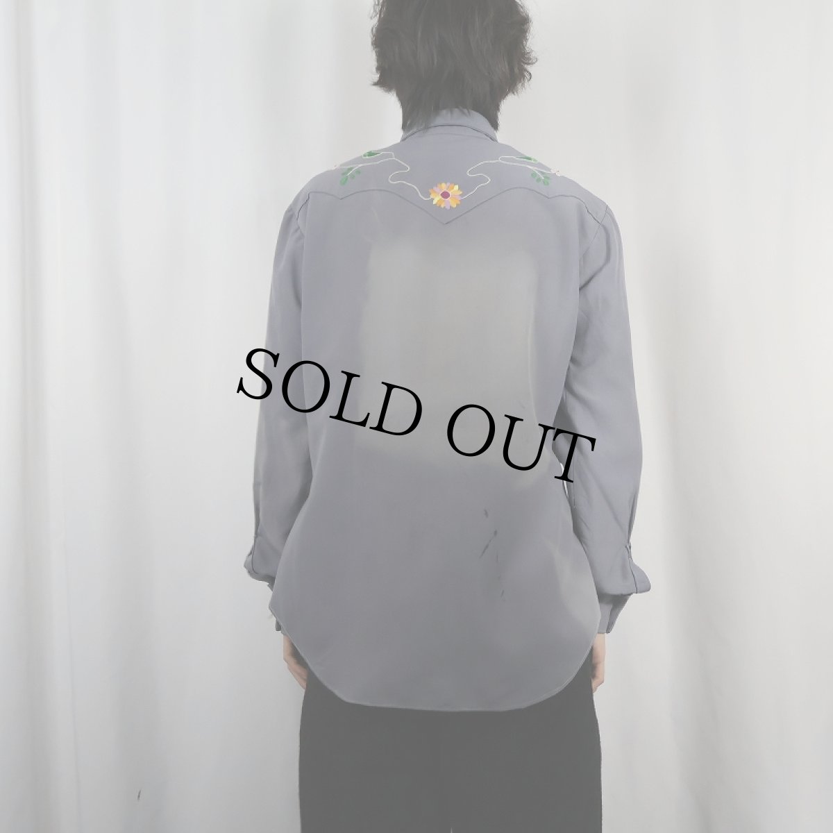 画像4: 〜60's 刺繍入り キャバルリーウエスタンシャツ (4)