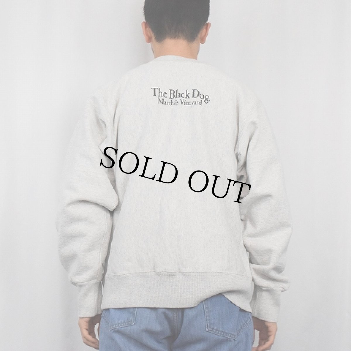 画像4: 90's The Black Dog USA製 犬プリントスウェット L (4)