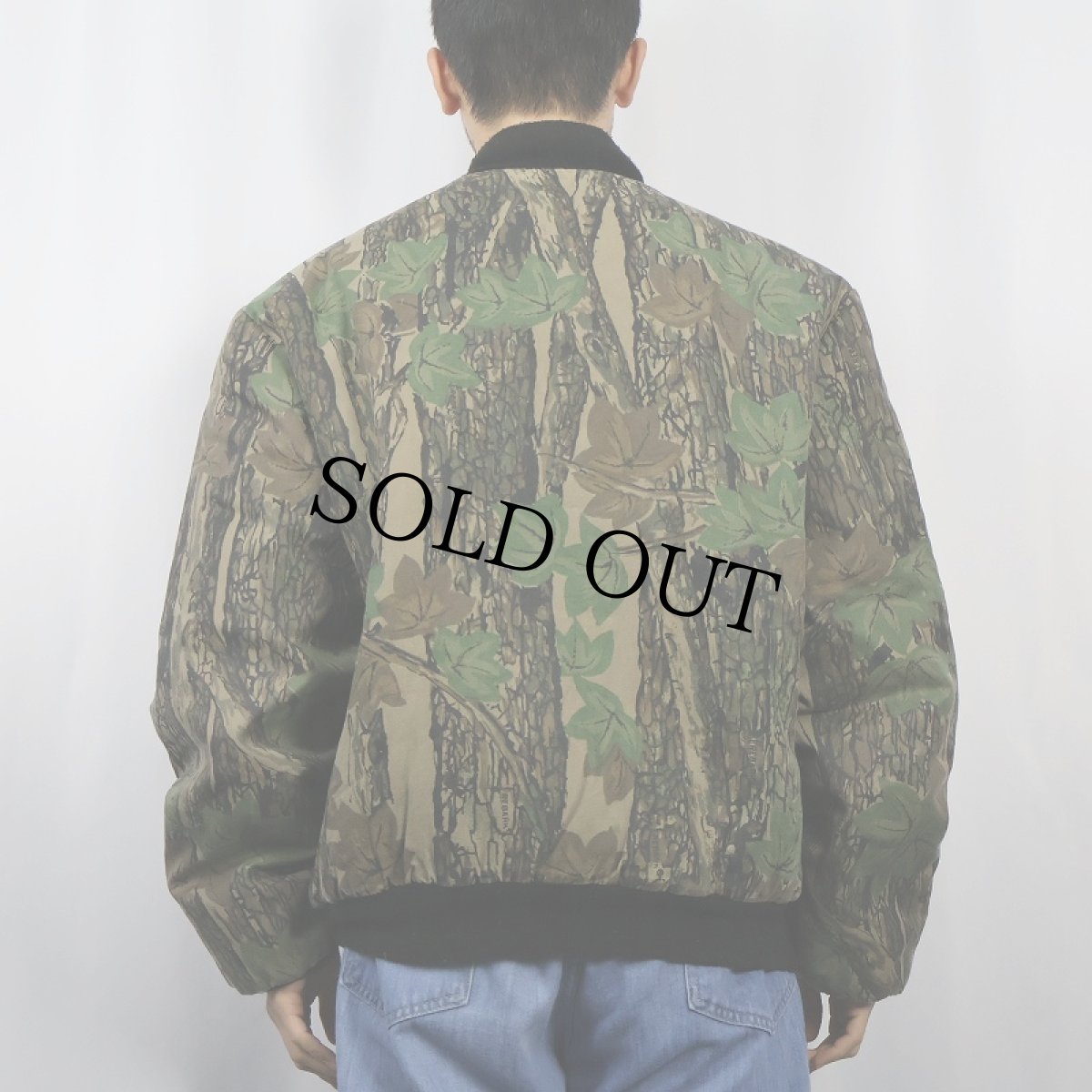 画像3: 90's Patriot USA製 リアルツリーカモ柄 キルティングライナー ナイロンジャケット XL (3)