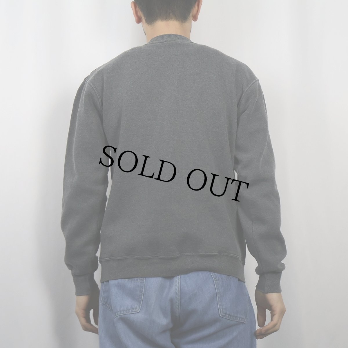 画像3: 80's USA製 Neiman-Marcus 百貨店 前V 発泡プリントスウェット M (3)