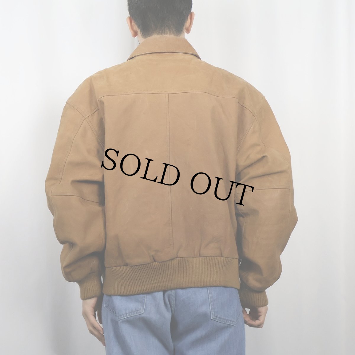 画像3: OUTBROOK "A-2 TYPE" レザーフライトジャケット L (3)