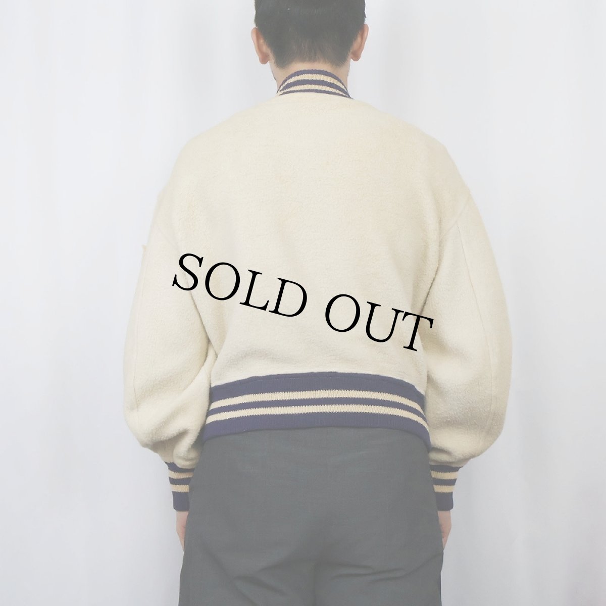 画像3: [Customer Only]50's BUTWIN パッチ付き ボアスタジャン (3)