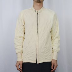 画像2: 50's HANES チンスト付き キルティング ジップジャケット M (2)