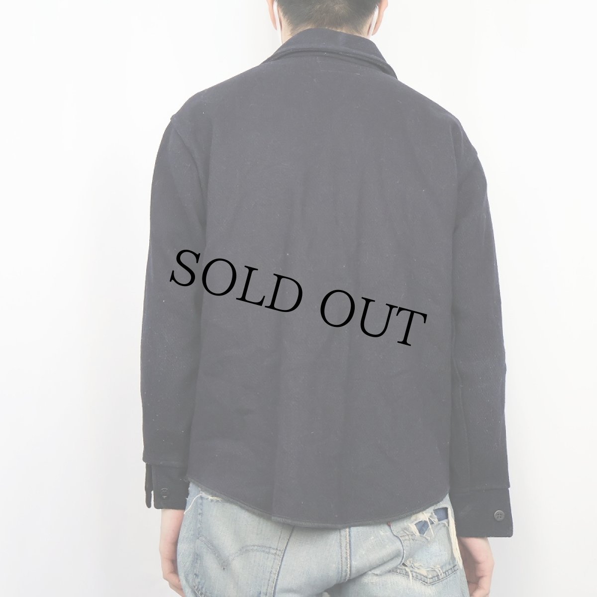 画像3: 40〜50's U.S.NAVY CPOシャツ NAVY (3)