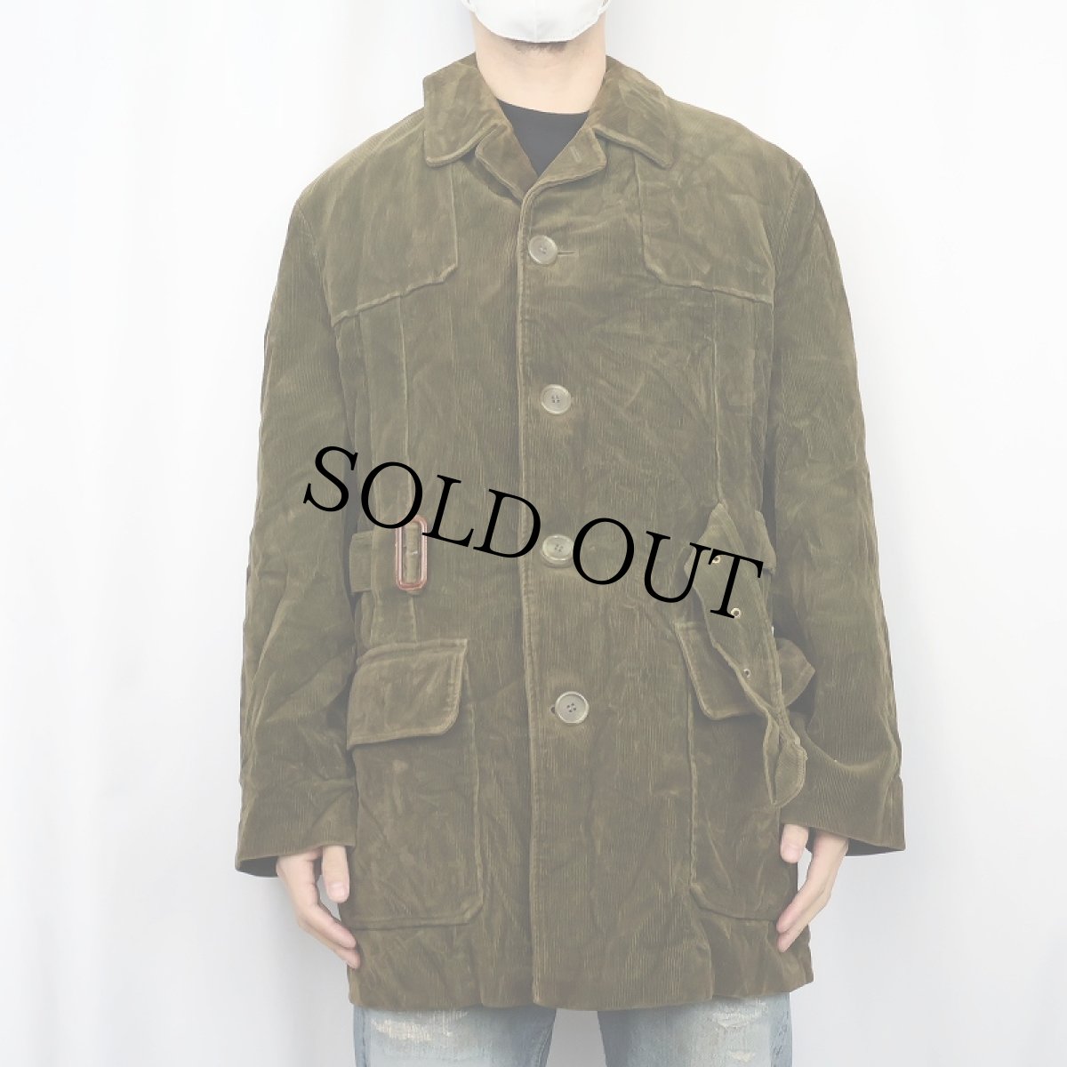 画像2: 80's GRENFELL ENGLAND製 コーデュロイノーフォークジャケット (2)