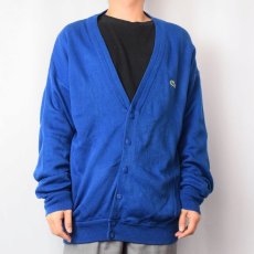 画像2: 70〜80's CHEMISE LACOSTE ロゴワッペン アクリルニットカーディガン SIZE2 (2)