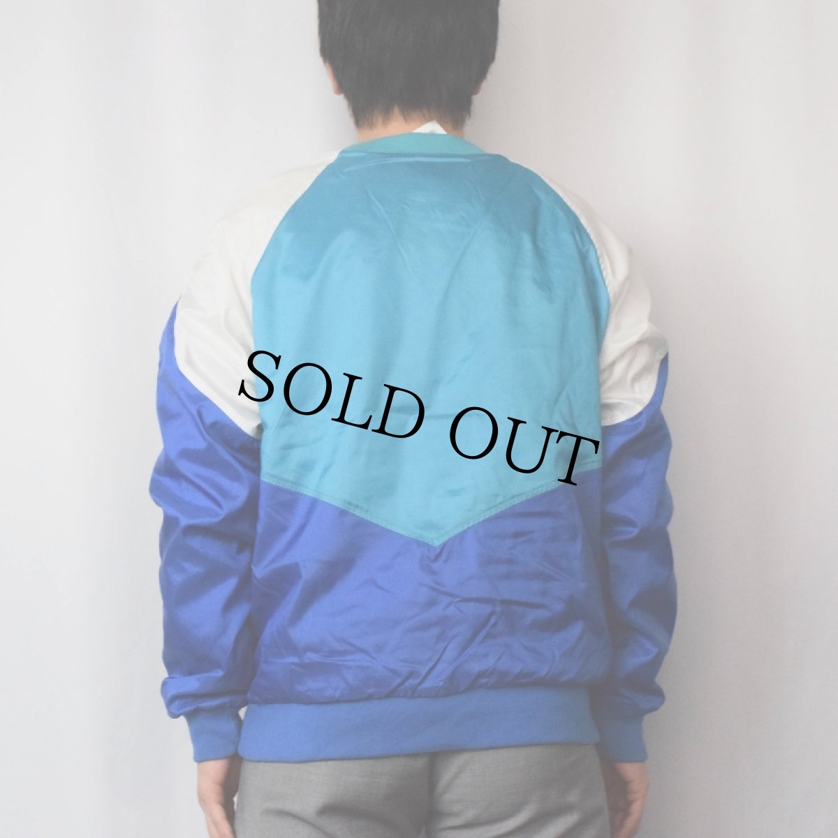 画像3: 90's NIKE 銀タグ 切り替えデザイン ナイロンプルオーバー M (3)